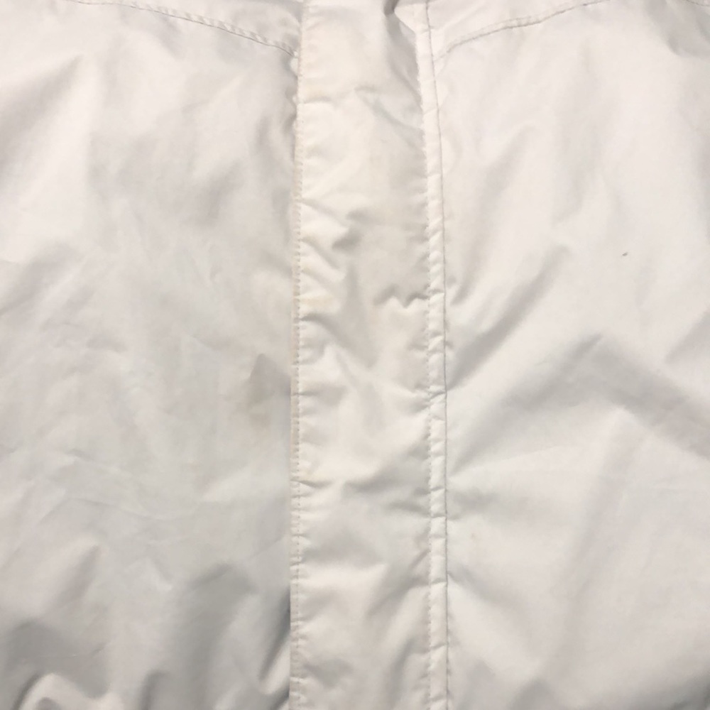 Columbia Hoodie Jacket Men’s L Water Resistant Windbreaker Adjustable Hem Ivory - Picture 16 of 16